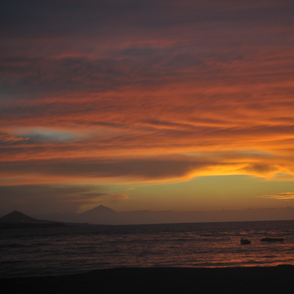 atardecer